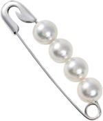 Japanese 7.5mm  Cultured Pearl Brooch for Women with | Elegant Design Excellent Gift | Pearl Brooch