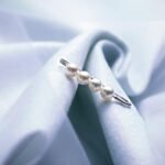 Japanese 7.5mm  Cultured Pearl Brooch for Women with | Elegant Design Excellent Gift | Pearl Brooch - Image 2