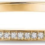 14K Gold Plated Cubic Zirconia Bangle Tennis Bracelets for Women | Classic Love Cuff Bangle Bracelets