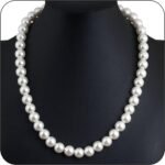 Classic Pearl Necklace for Women - White Pearl Necklace, Elegant Jewelry - Pearl Strands, Pearl Jewelry for Women - Image 2