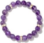 Healing Bracelets for Women Anxiety Crystal Bracelet 10mm Stretch Stone Jewelry Crystal Gifts for Women