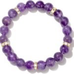 Healing Bracelets for Women Anxiety Crystal Bracelet 10mm Stretch Stone Jewelry Crystal Gifts for Women