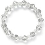 Stretch Bracelet for Women - Single Wrap Elastic Healing Crystal Energy Bracelet, Natural Gemstone Jewelry Gift