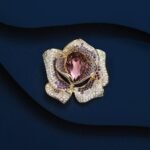Brooch Pin Coat Jacket Corsage Zirconia Setting Rose Brooch - Image 2