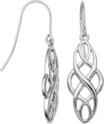 Dangle Earrings, Celtic Knot Design - Image 2