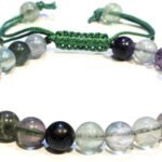Bracelet – Healing Crystal Bracelet for Women, Men – Chic Gemstone Bracelet for Men and Women – 8mm Round Bead Bracelets for Spiritual Healing, Protection, Positive Energy