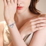 Silver Women Bracelets - Adjustable Charm Bracelets for Women Birthday Gifts Favors Titanium Steel Bracelet Bundle Jewelry Kit - Image 2